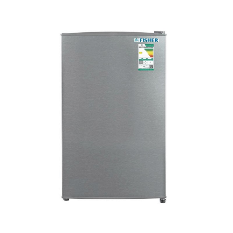 FISHER Single Door Refrigerator 3.2 Ft, 92 L, Chinese Industry, Steel - FR-S33ML SS