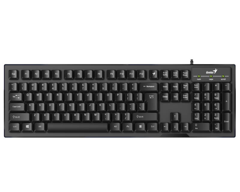 جينيس لوحة مفاتيح ذكية، أسود - KB–102