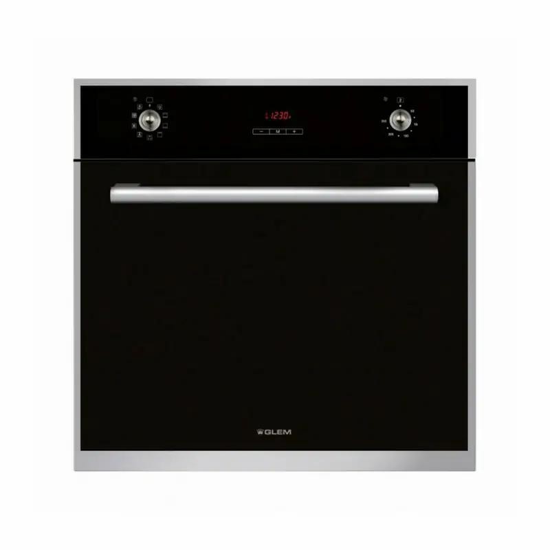 Glem Gas Built-in Electric Oven 60cm, 9Function, Side cooling fan, Triple Glass, Black - GFP93IX