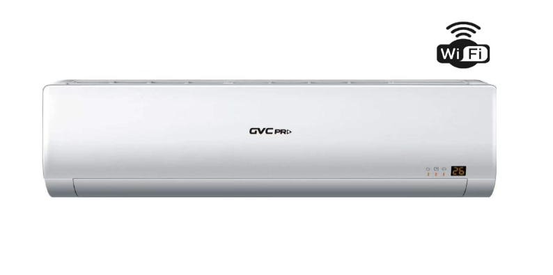 GVC Pro Split AC 21000BTU Cold Only, WIFI, 4-Ways, Energy Saving, Multiple Speeds - GVCS-24C/WI