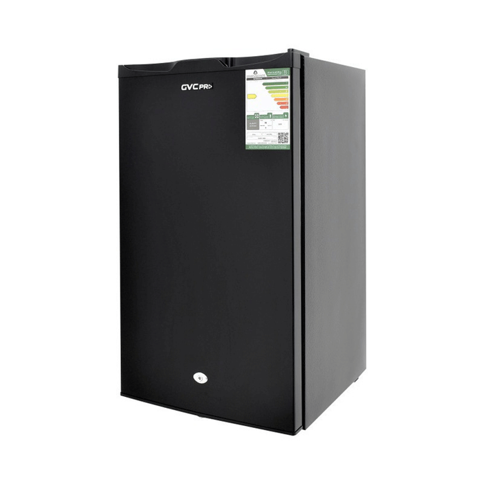 GVC Pro Single Door Refrigerator 2.7Cu.Ft ,76Ltr, Black - GVRF-120