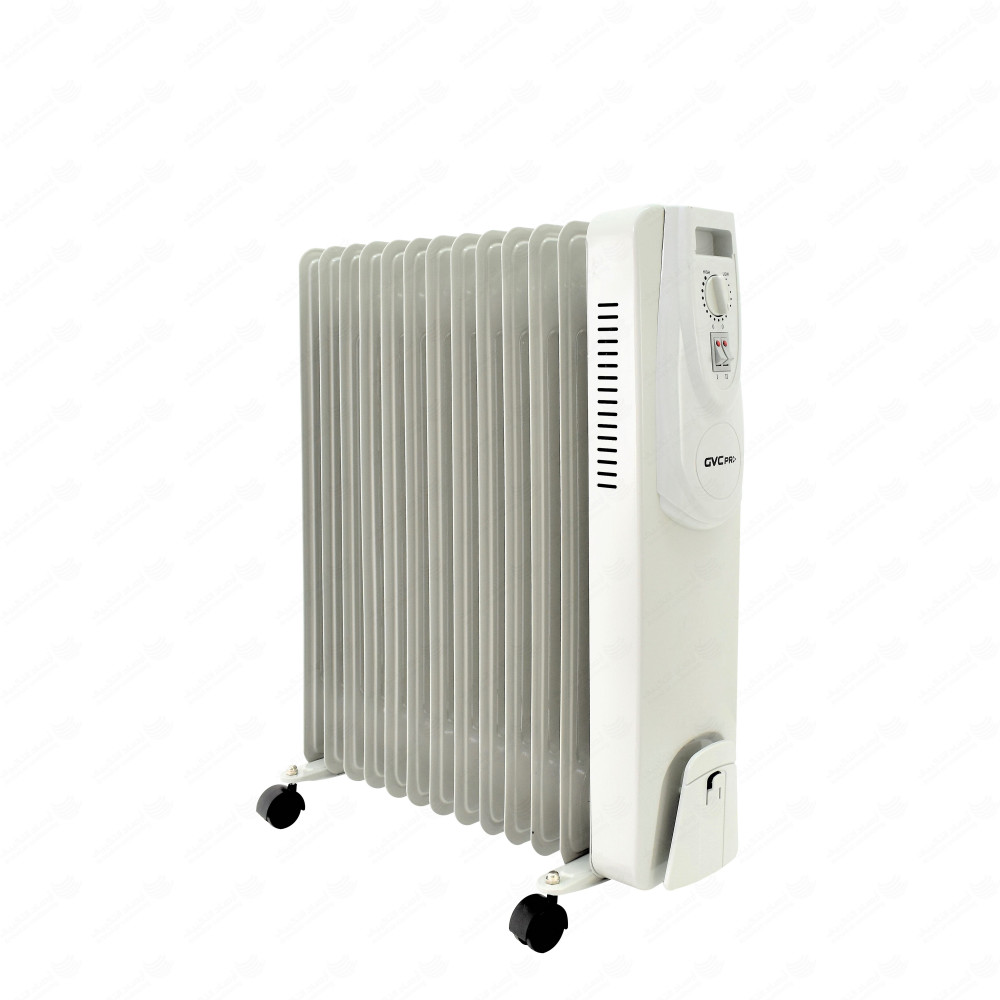 GVC Pro Oil Heater, 13 Fins, 2500W, Temperature Options Control - GVOR-2013