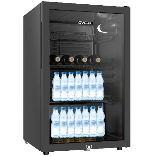  GVC Pro Glass Display Refrigerator, 70L, Black,  GVRG-195 
