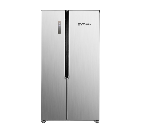 GVC Por Refrigerator Side by Side,18.5 ft, Silver, GVSS-600