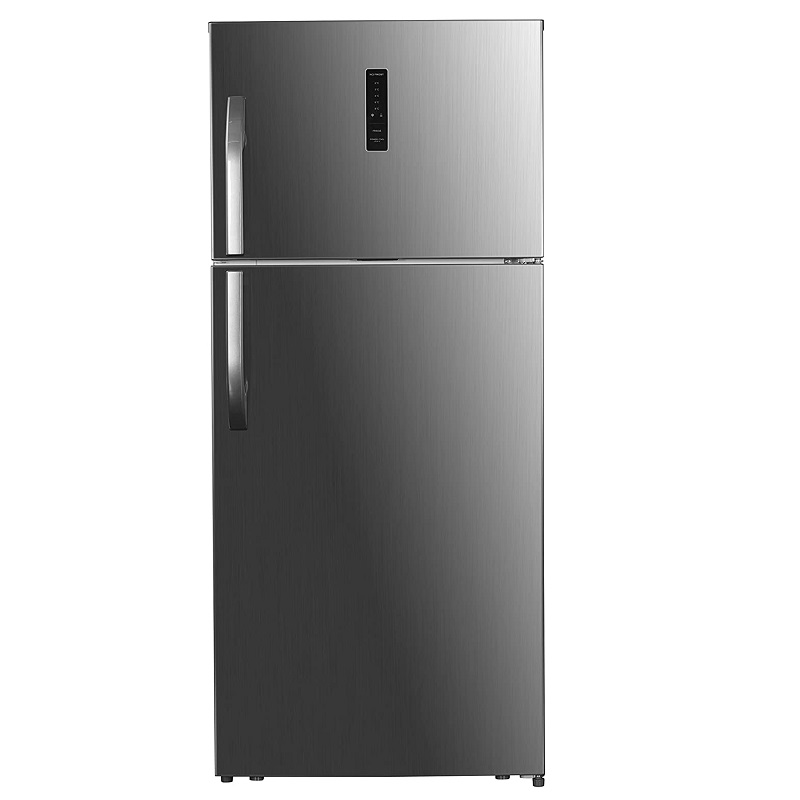 HAIER Two Door Refrigerator 18.6 Cft, 527 L, Chinese Industry, Steel - HRF-680NS-2