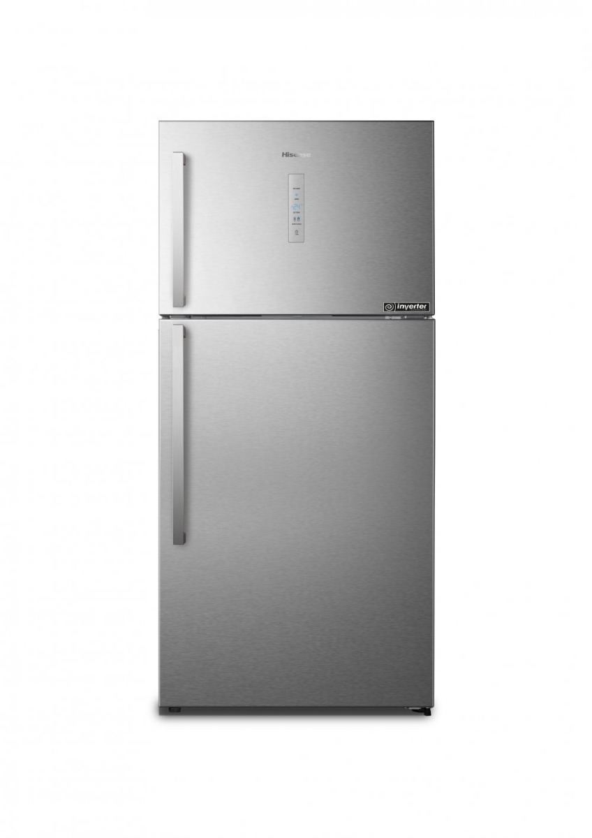 Hisense Refrigerator Two Door, 17.9 feet, 508 liters, Inverter, Steel -RDI70WRSS
