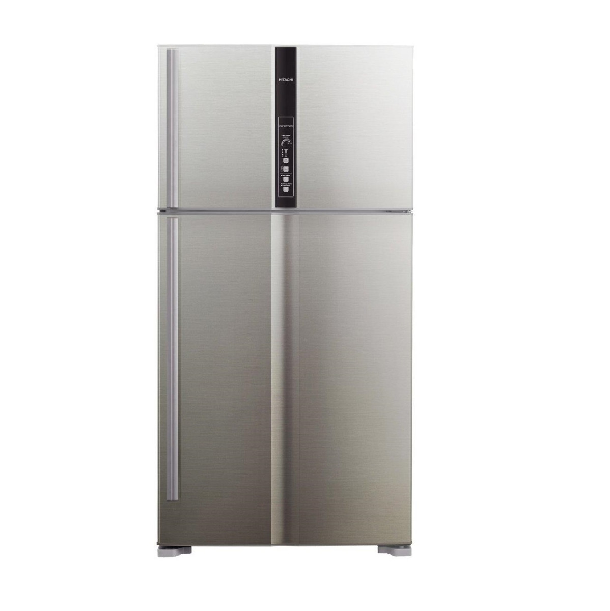Hitachi Refrigerator 2 Door 21.2 Cu.ft, 600 Ltr, Inverter, Silver Platinum - R-V805PS1KV BSL
