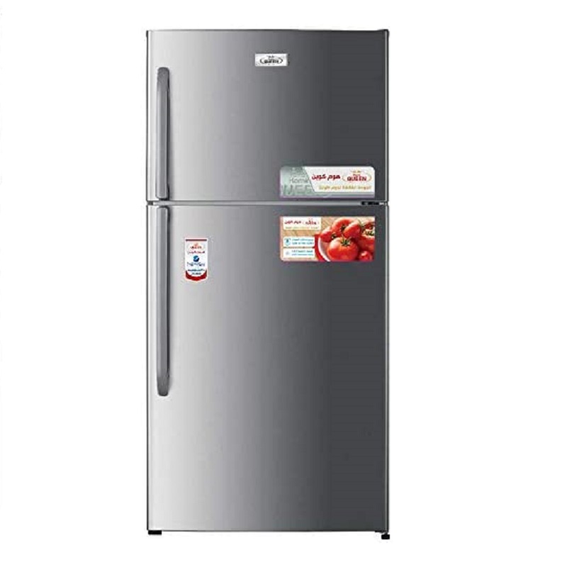 HOME QUEEN Double Door Refrigerator 14.9 Ft, 422 Liters, Chinese Industry, Silver - HQHR422S