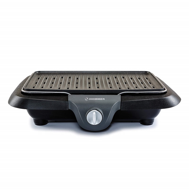 HOMMER Electric Grill 2000W, Gray/Black - HSA209-01