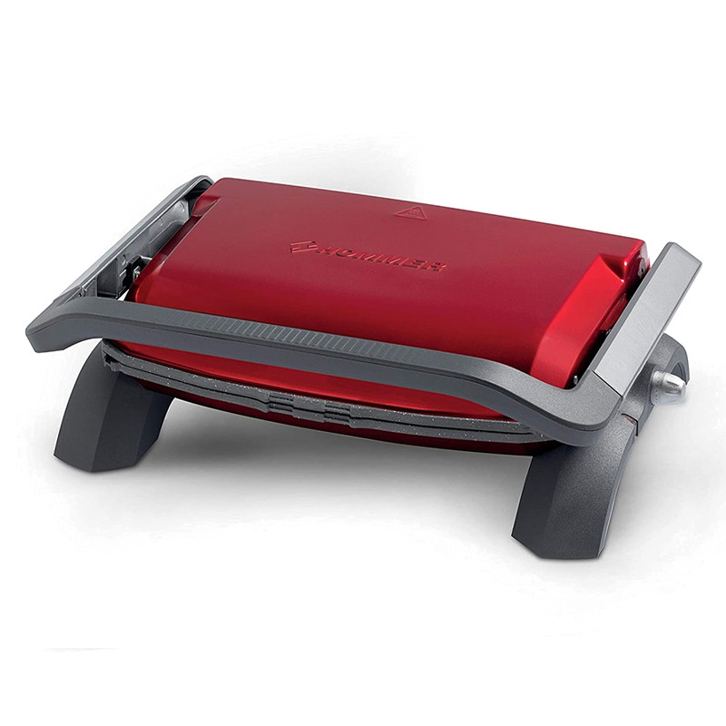 HOMMER Electric grill 1800W, adjustable in 3 positions: closed, open 90, open 180 - HSA206-04