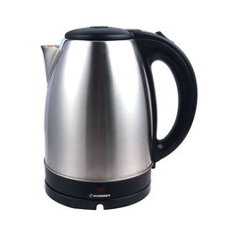 HOMMER Kettle 1850W to 2000W, 1.7 L, 360° Swivel Base, Stainless Steel - HSA222-11