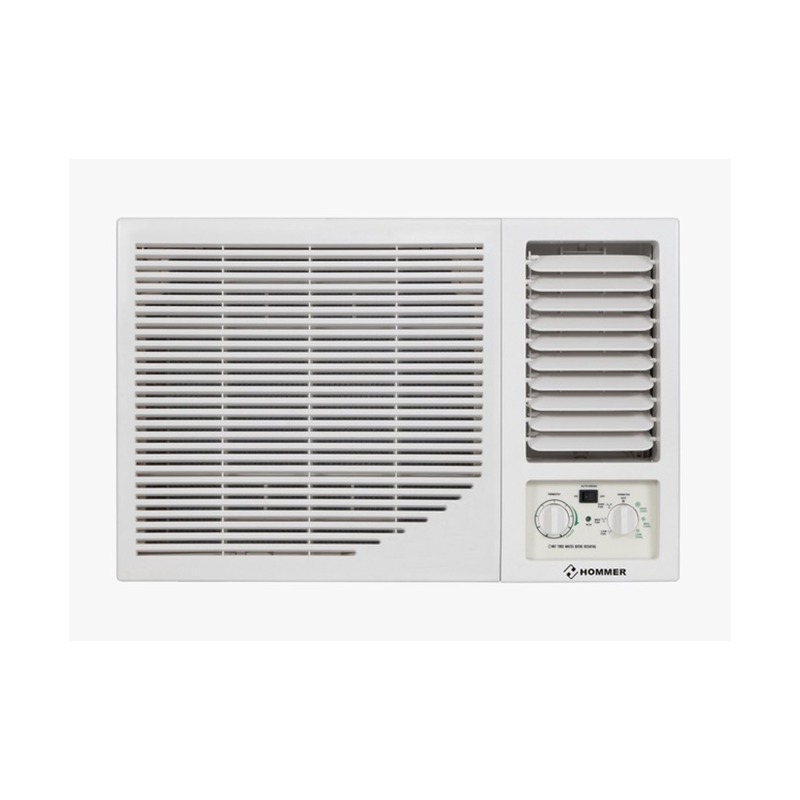 Hommer Window Air Conditioner 17500BTU, Cold Only, Golden fins - HTWE1.5RC