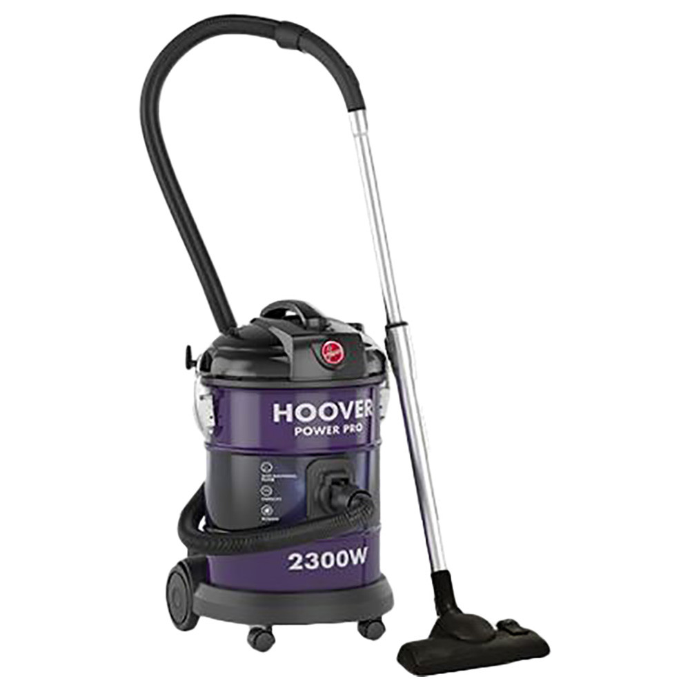 Hoover Drum Vacuum Cleaner 2300W, 22L, Wire 10m, Blue - HT85-T3-ME