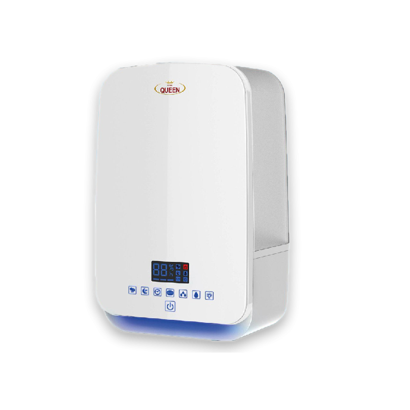 HOME QUEEN Humidifier 5.5L Tank, Electronic Touch Control Panel, 3 Levels of Steam, White - HQSH806