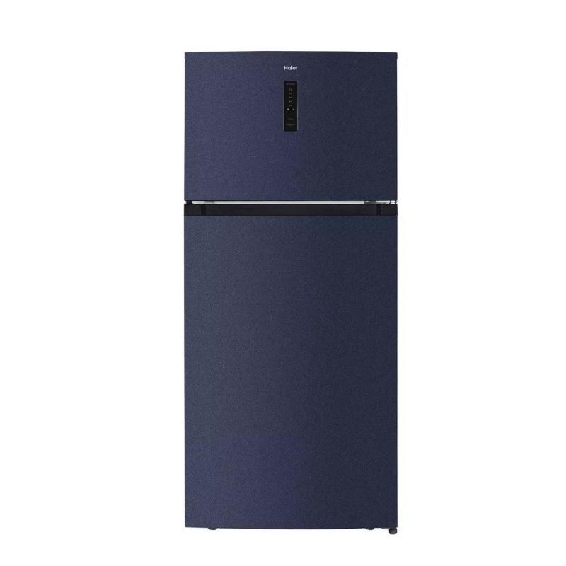 Haier two-door refrigerator, 16.9 feet (479 liters - LED - inverter), black, HRF-585GB