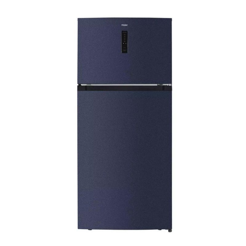 Haier two-door refrigerator, 18.6 feet (527 liters - LED - inverter), black, HRF-685GB