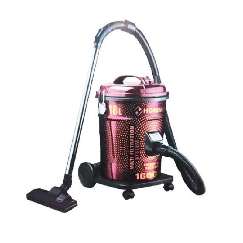 HOMMER Barrel Vacuum Cleaner 1600W, From 220V to 240V, 18 L - HSA211-07