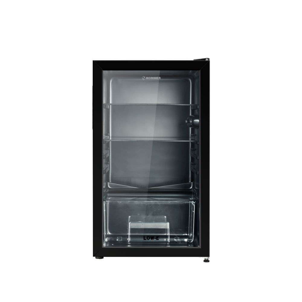 HOMMER Single Door Mini Refrigerator 94 Liter, 3.2 Ft, White ,HSA401-03