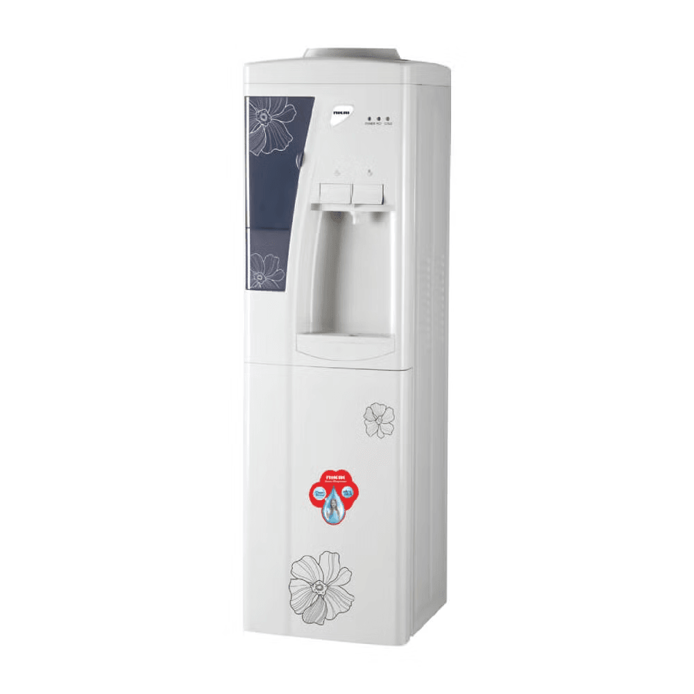Nikai, Water Dispenser Stand 2 Taps Hot/ Cold, White - NWD1206NK