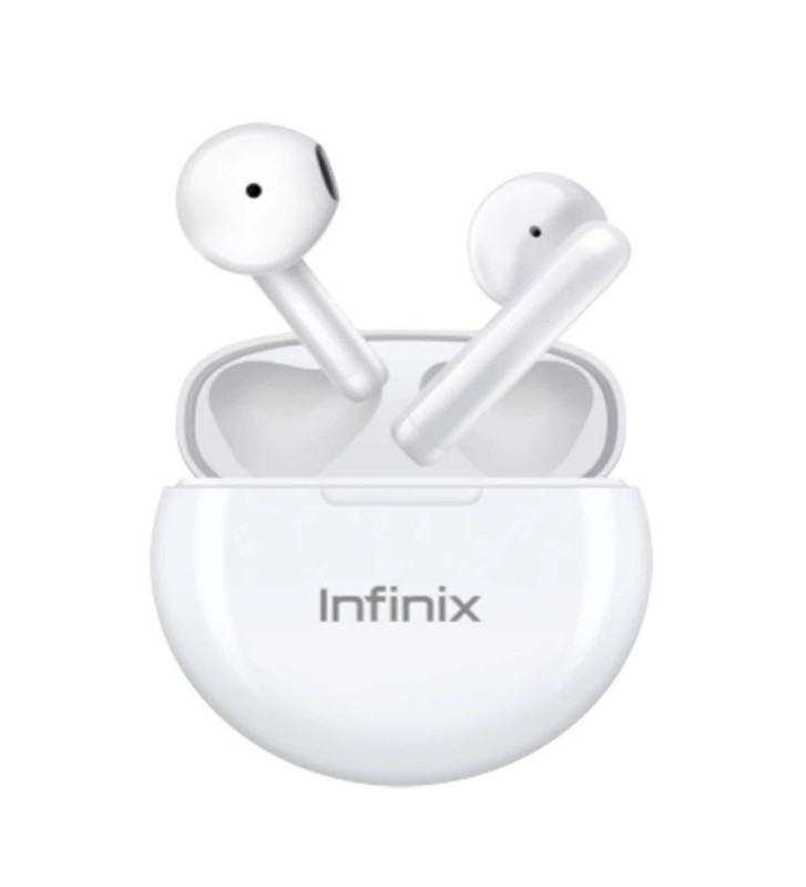 Infinix Xe 20 True Wireless Earphones, White- XE20