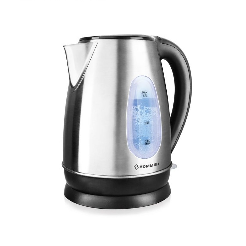 HOMMER Water Boiler 1850W to 2000W, 1.8 Liters, Stainless Steel - HSA222-10