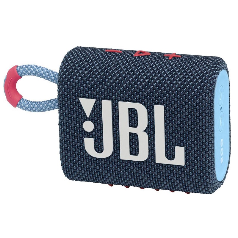 JBL GO3 Portable Bluetooth Speaker - JBLGO3BLUP - Swsg