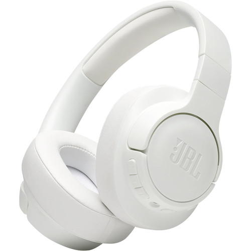 JBL Wireless Over-Ear Headphones with Noise Cancellation, White - T750BTNCWHT