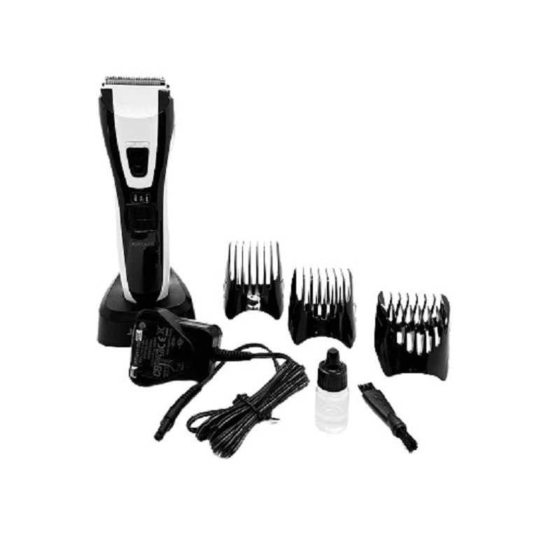 ماكينة قص الشعر جوي كير اللاسلكية والسلكية، شفرات من الستانلس ستيل، اسود - Jc-522