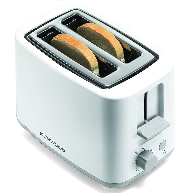 KENWOOD Toaster 760W, Two Slices, Toasting Level, Cancel Function, Removable crumb tray, Power cord storage, White - OWTCP01.A0WH