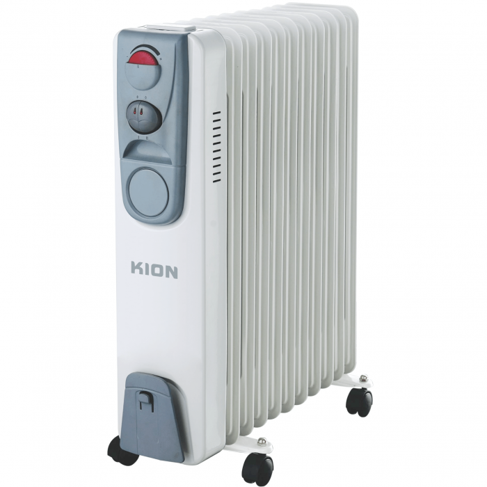 KION Oil Heater 11 Fins, 2000W, Safety When Falling, White - KRH1009
