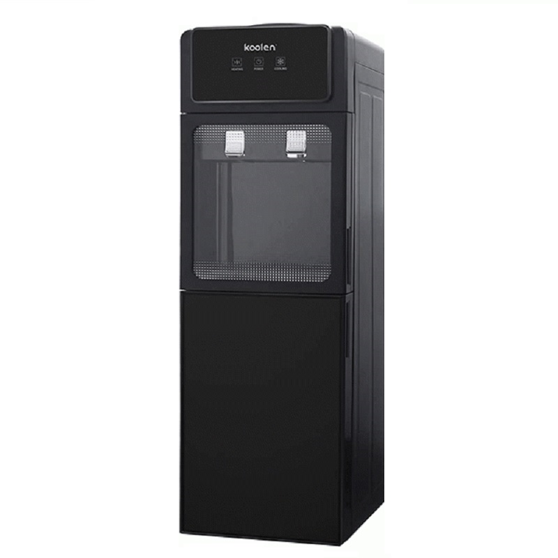 KOOLEN Stand Water Dispenser 2 Taps Hot and Cold, Storage Capacity 20 Liter, 630W, Black - 807103012