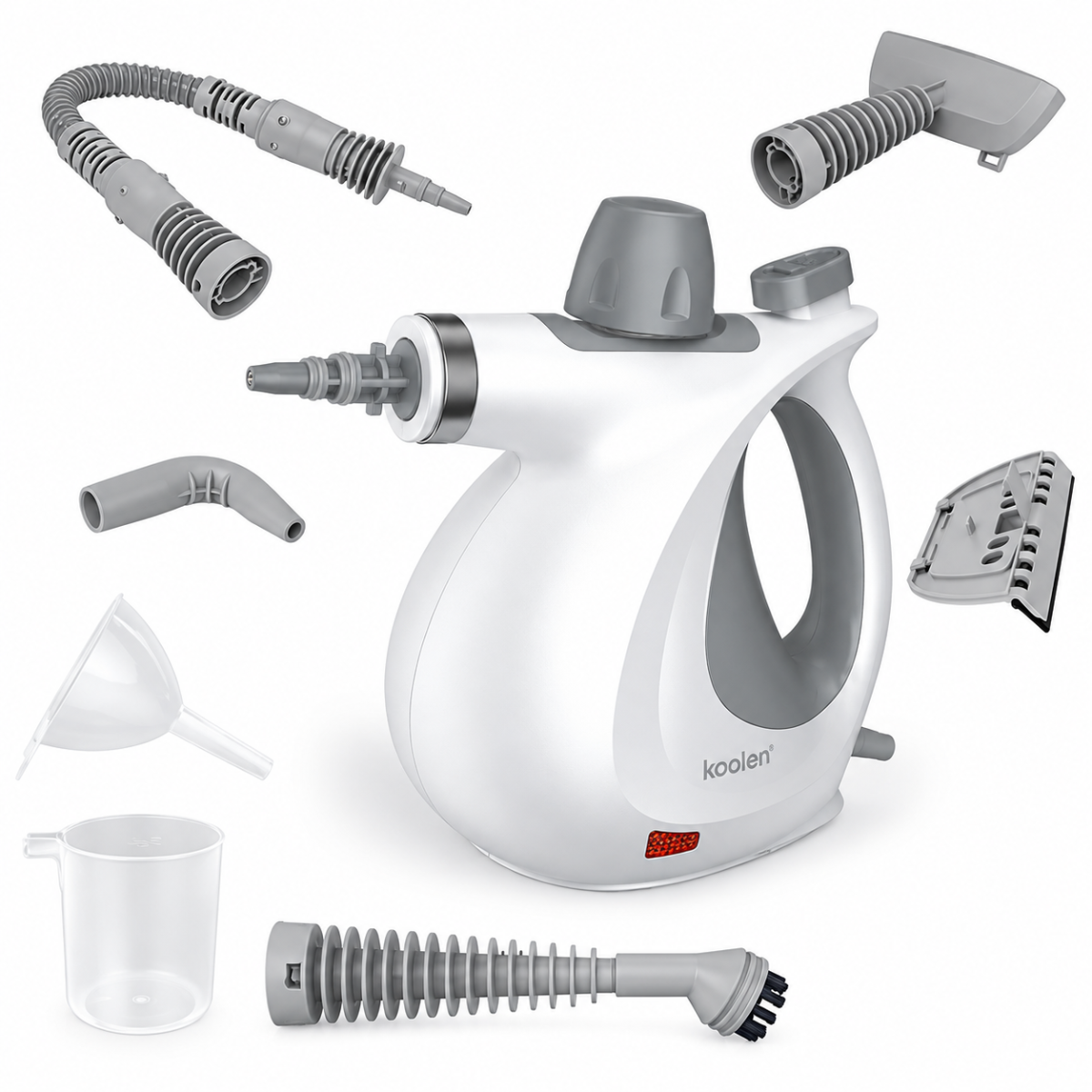 Withe Power KOOLEN Portable Steam Cleaner White / Gray (Power: 1050W - Capacity ...