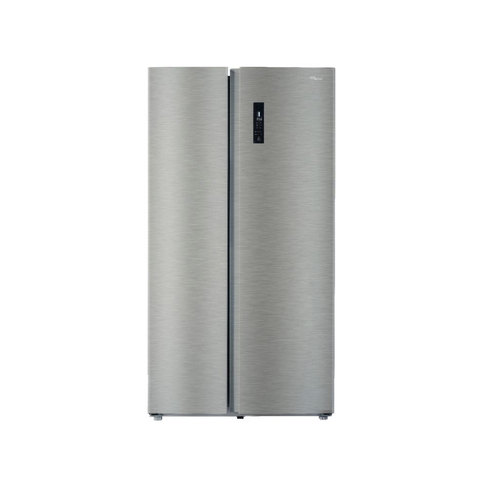Super General Side by Side Refrigerator, 19.9 Cu.ft, 562 Ltr, LED Display, Steel - KSGR865SBS