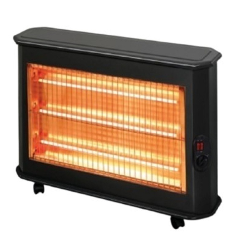 KUMTEL Electric Heater 3 Candles 2000W, Temperature Control Function, Fall Protection System - KS-2700