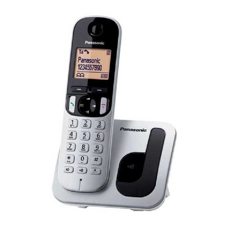 

باناسونيك تليفون ثابت لاسلكى، معرف هوية المتصل، مكبر صوت - KX-TGC210UES