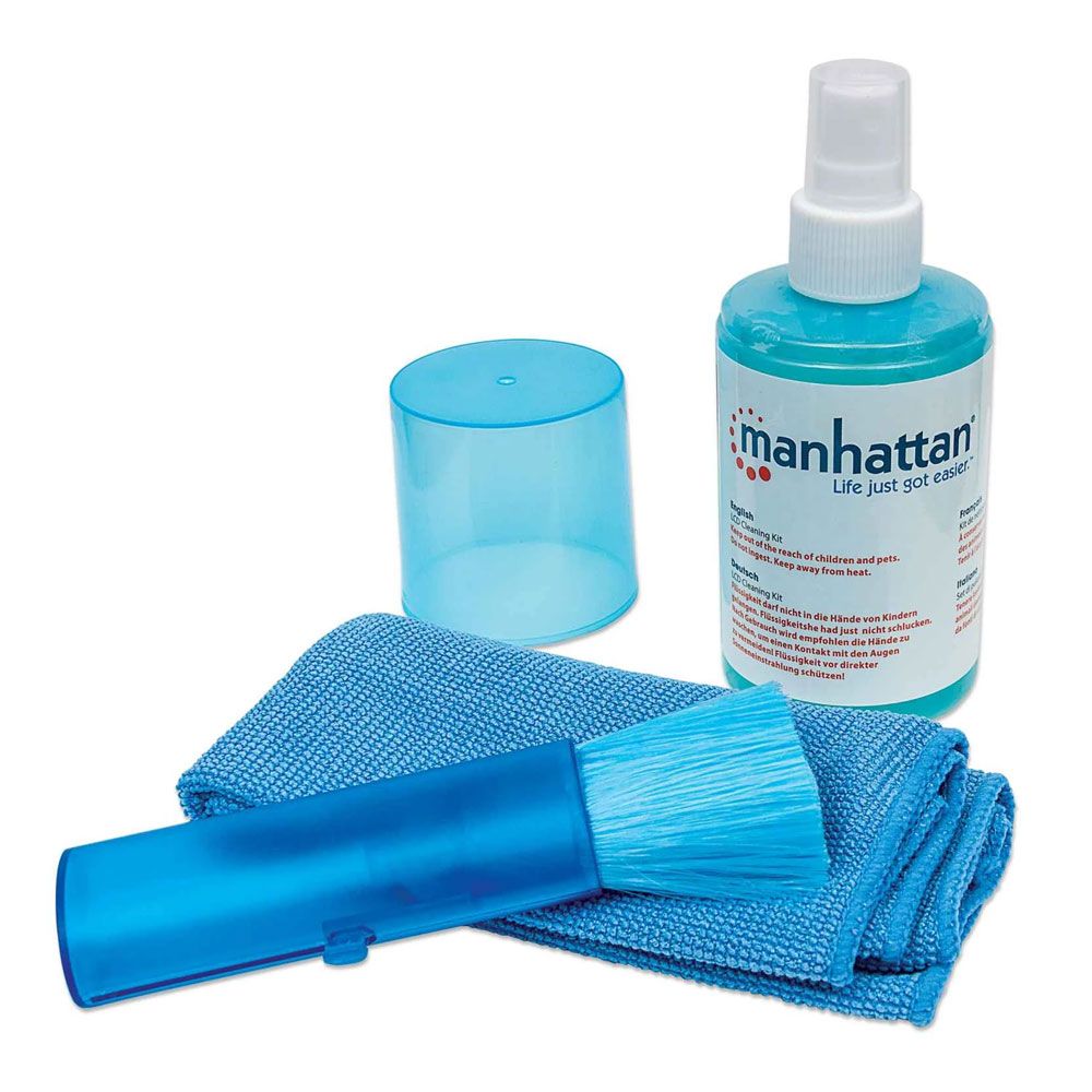 Manhattan LCD Cleaning Kit Alcohol-free ,200 ml (6.75 oz.), LC-01-7