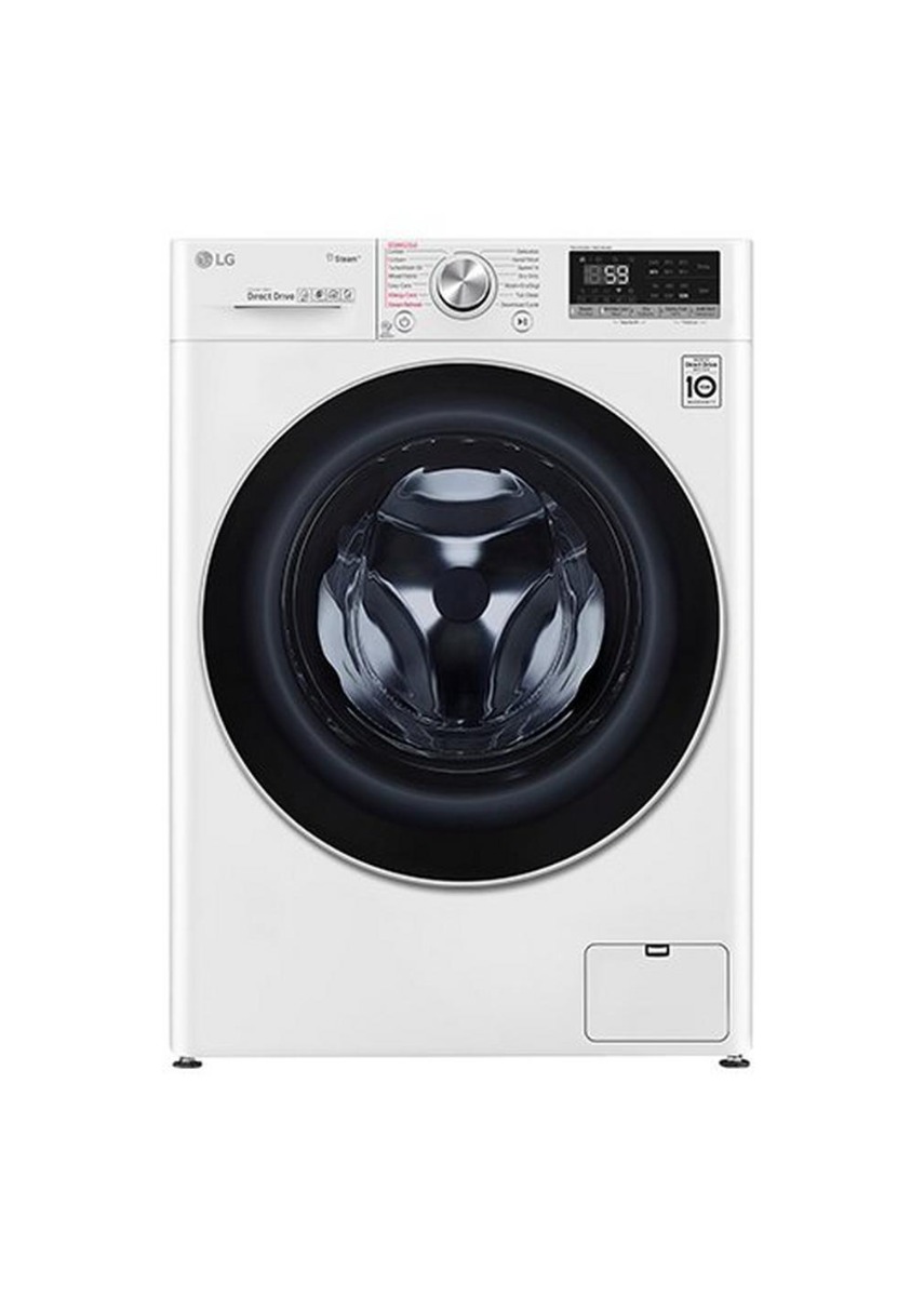 LG Automatic Washer Frontload, 8kg, 5kg Dryer100% Combo, White - WSV0805WH