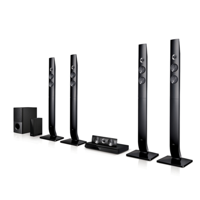 Lg Home Theater System, 5.1 Channel, 1200W, Wireless, DVD -LHD756W