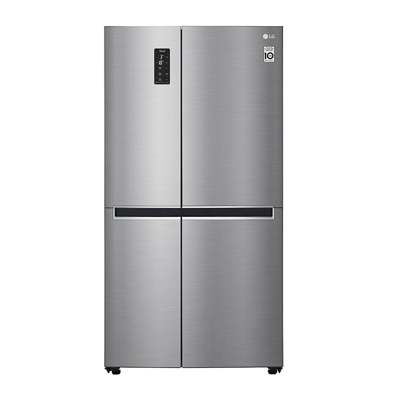 LG Refrigerator Side by Side 2 doors, 28.1 feet, 797 L, Multi Air Flow, Black Stainless - LS312BBSLN
