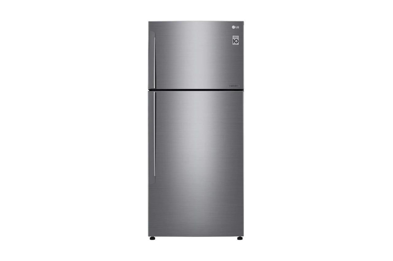 LG refrigerator 16.8 Cu. Ft, Top Freezer, LED light, Two Doors, Silver - LT18CBBSLN