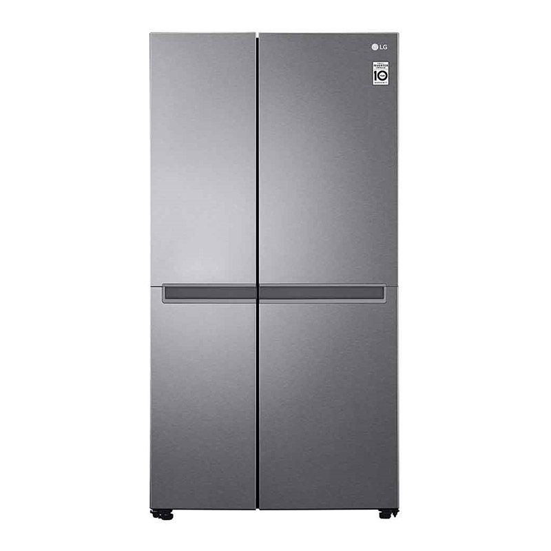 LG Side-by-Side Refrigerator 22.7 cu.ft, 643 Ltr, Silver - LS25GBBDIV