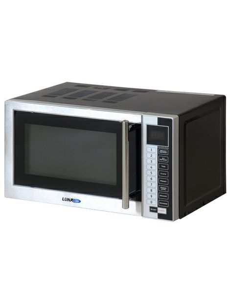 LUNA Microwave, 30 L, 900W, Digital Clock, Grill, Silver, LMO-3013