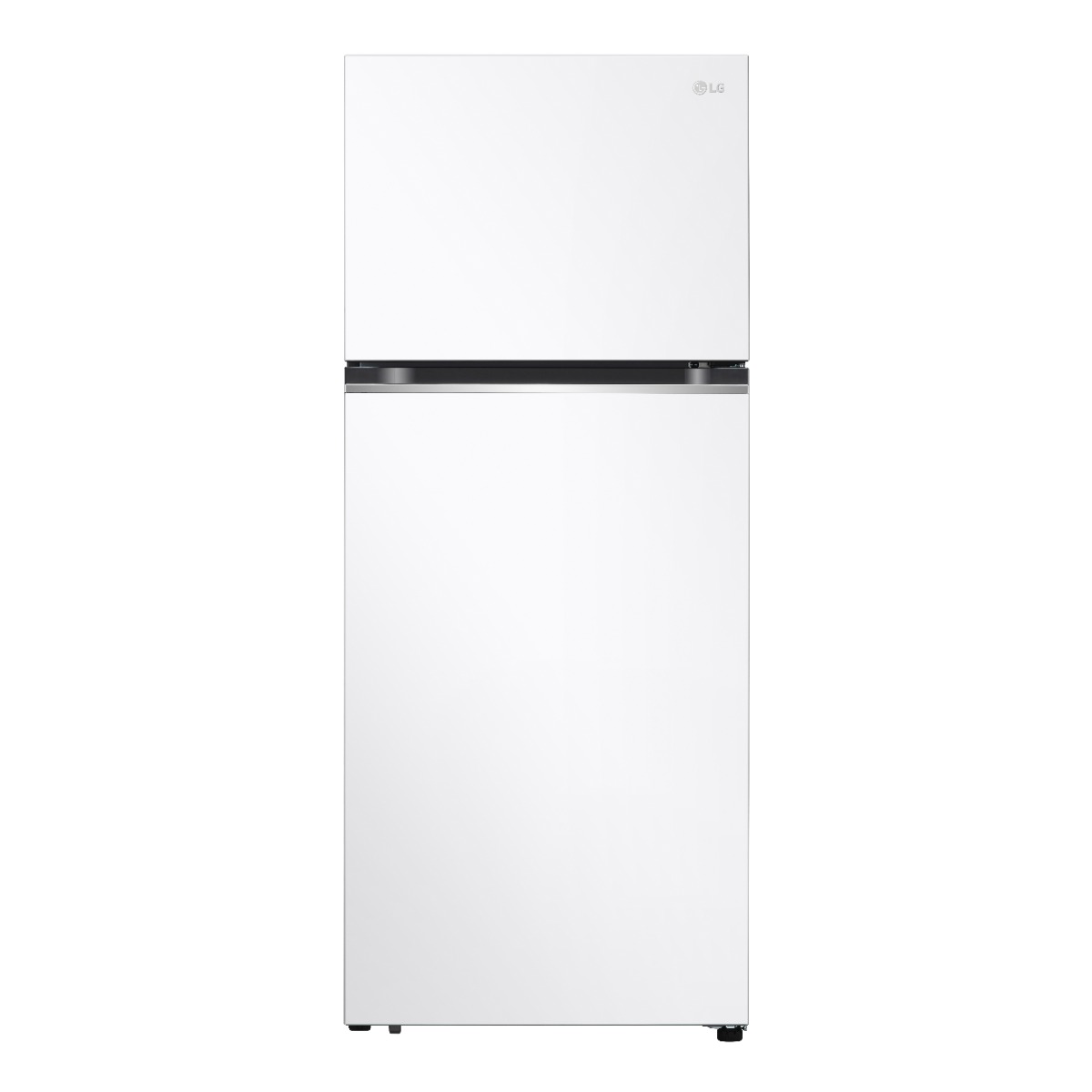 LG Two-Door Refrigerator, 13.3 Feet, 375 L, Inverter, Indonesian, White,LT14CBBWIV