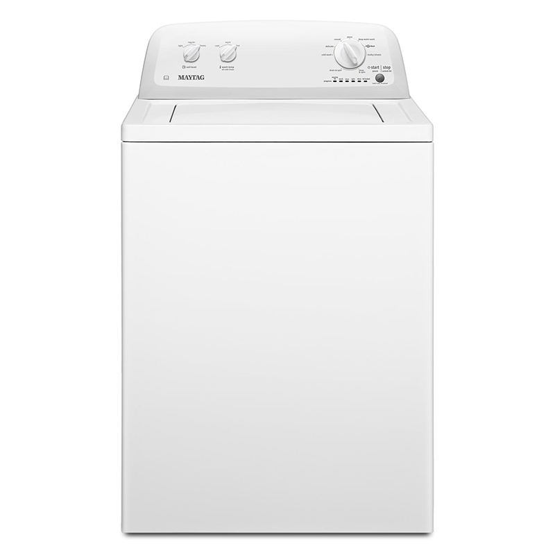 MAYTAG Washing Machine 8 Kg, Top Load, American, White - 4KMVWC410JW0