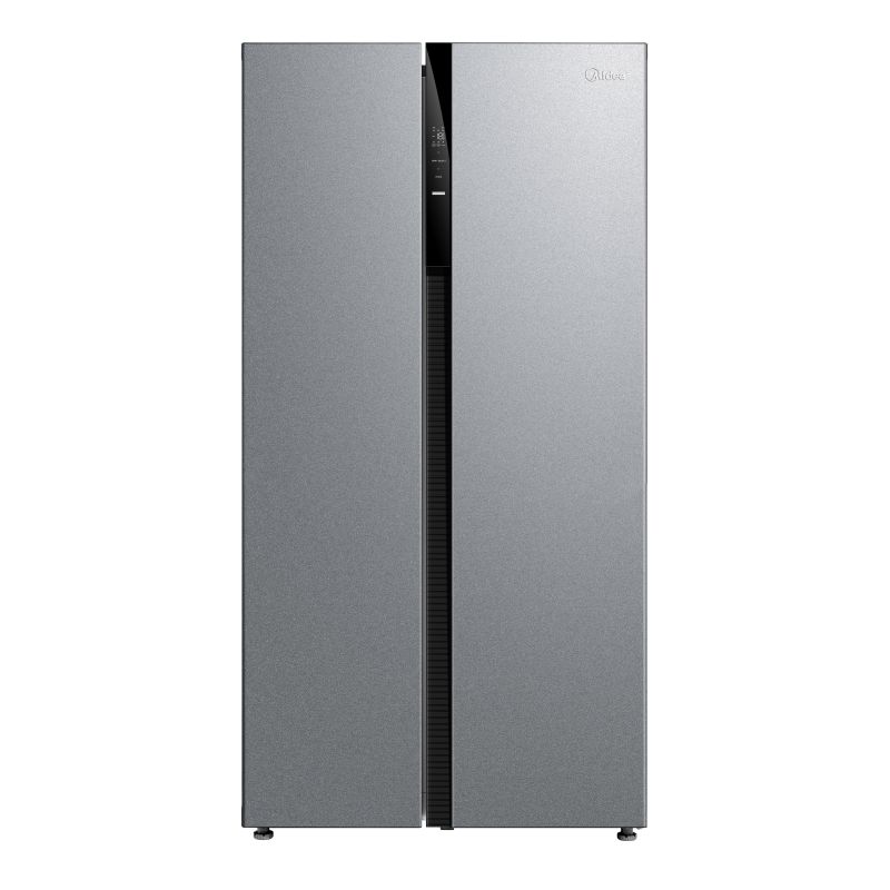 Midea Side By Side Refrigerator 18.0 Cu.Ft, Smart Inverter Compressor ,Silver , MDRS710FGU50D