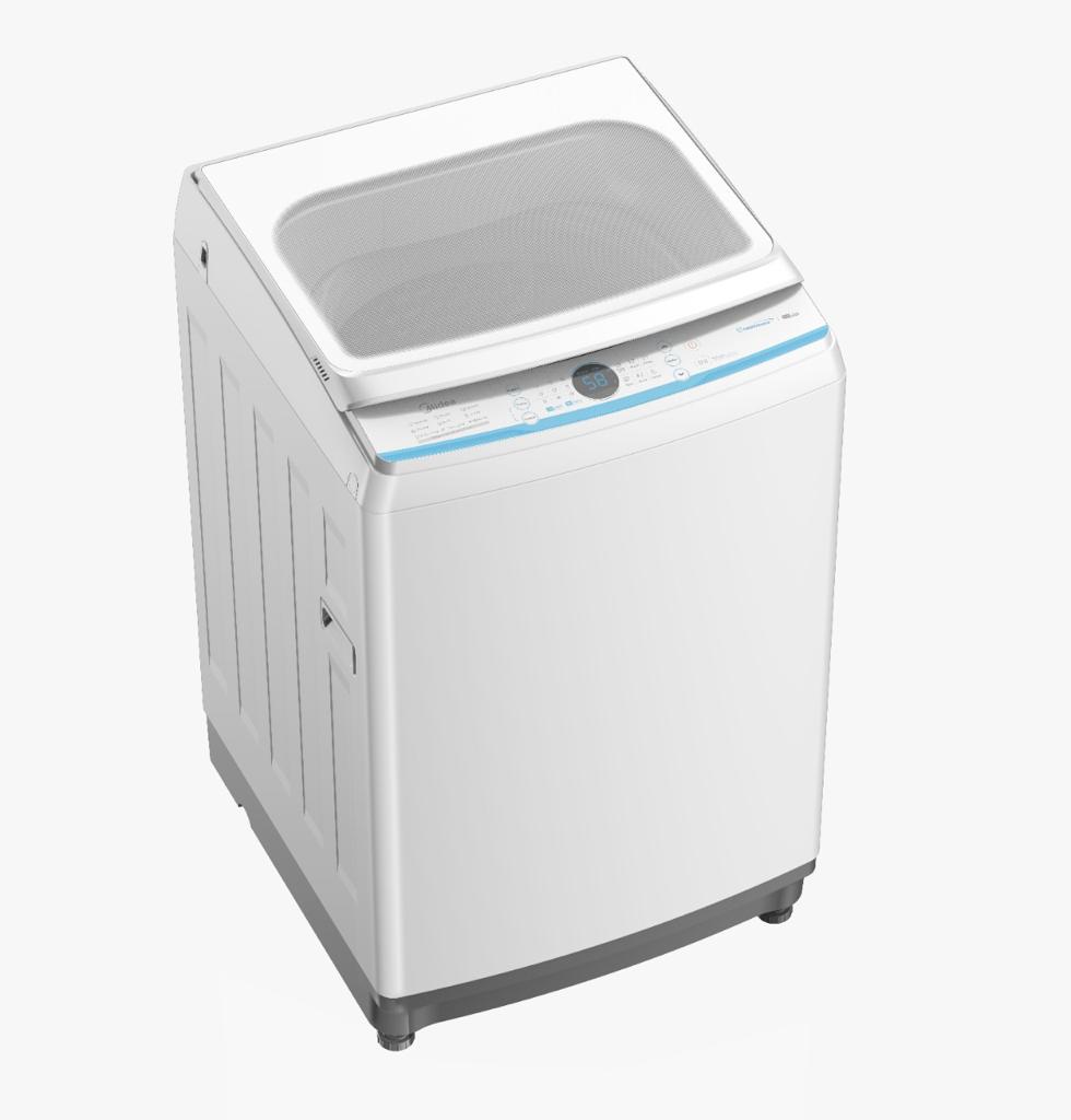 MIDEA Top Loading Washing Machine 8 Kg, 8 Programs, 680 RPM, Quattro , White - MA200W80/W-SA