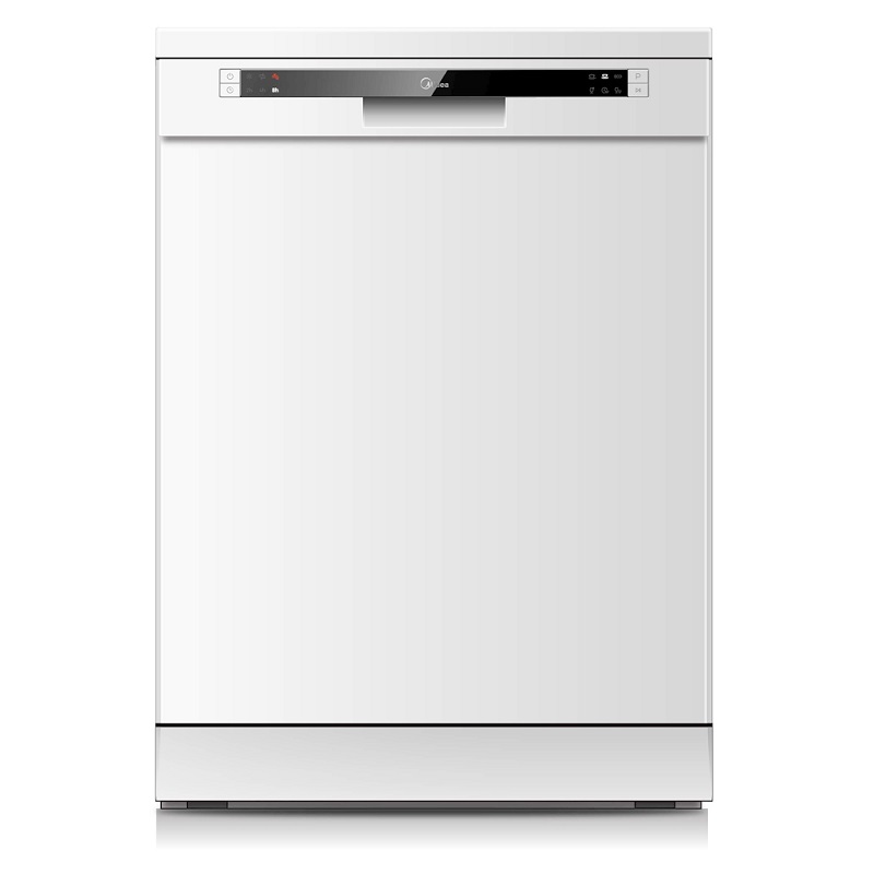 Midea Dishwasher 12 Place, 6 Programs, White - WQP125201CW