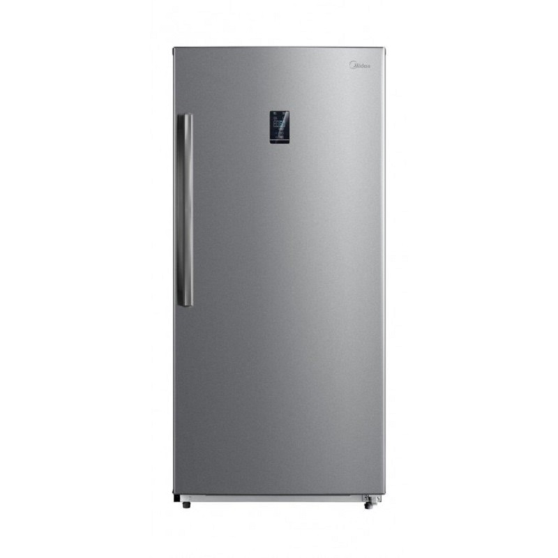 MIDEA Vertical Freezer 21 Feet, Convertible to Refrigerator, Antifreeze, Direction Change Door, Steel - HS772FWDS