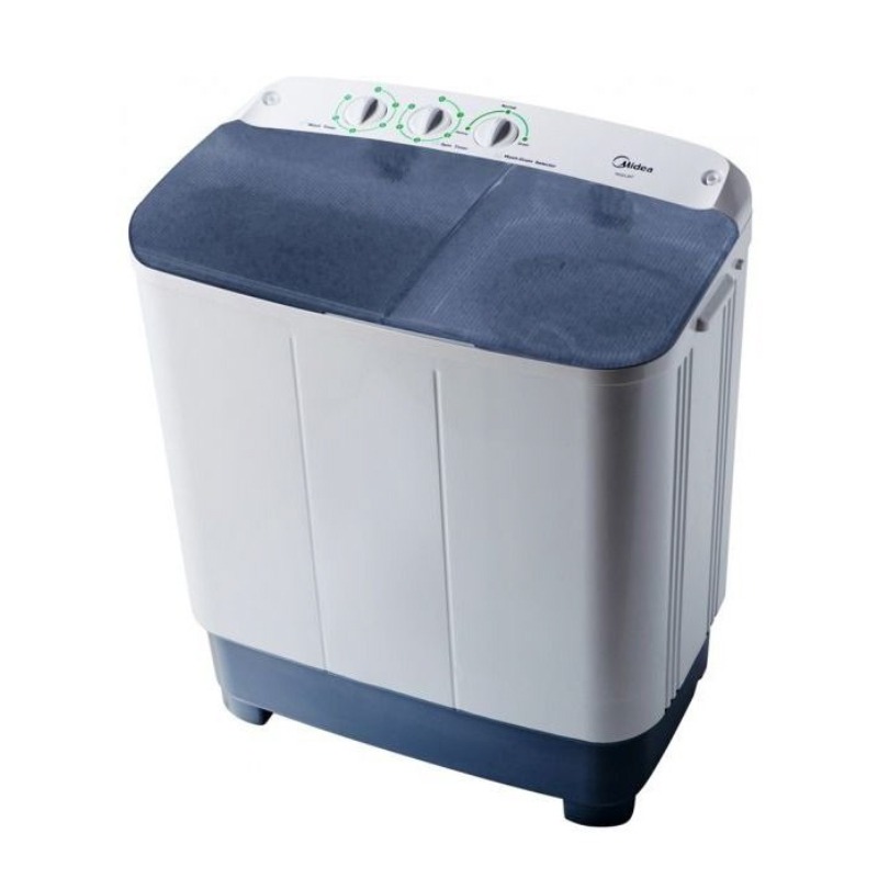 Midea Washing Machine Twin Tub, Top load, 5 Kg, Dryer 3 Kg - TW50-257