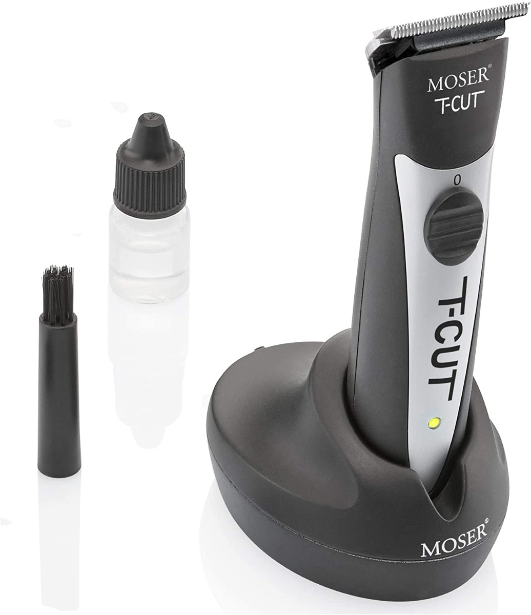 Moser T-Cut Professional Cord/Cordless Trimmer With T-Blade - 1591-0170